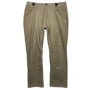 Vineyard Vines CORDUROY 5 Pocket Pants 36x30 Cotton Stretch Tan *READ